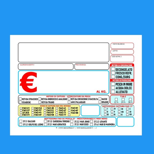 Kit cartellini neutri - 25,