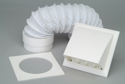 Kit pvc ventilazione parete - ventilazione,