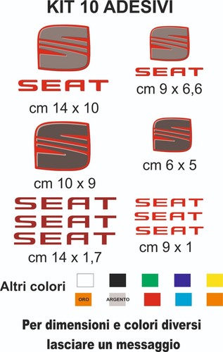 Adesivi seat vinile pvc - adesivi,