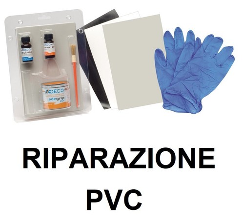 Kit riparazione gommoni pvc - kit,