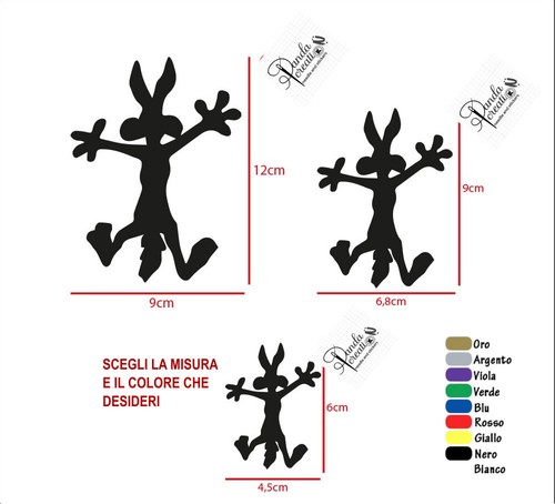 Kit adesivo stickers willy - stickers,