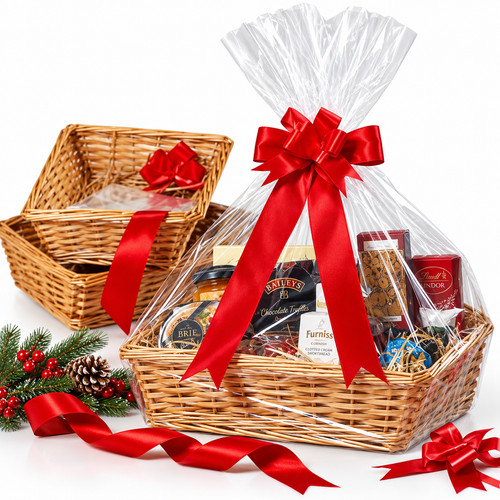 Cesto natalizio festivo kit - natalizio,