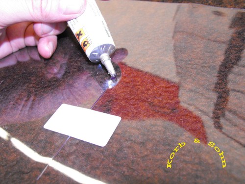Kit riparazione lunotto pvc - riparazione,