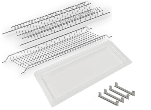 Kit scolapiatti grigio con - kit, |con